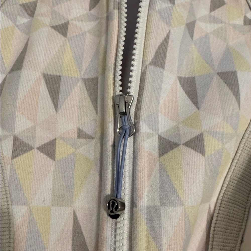 Lululemon Geometric Pattern Zip Sweater Jacket - Picture 2 of 5